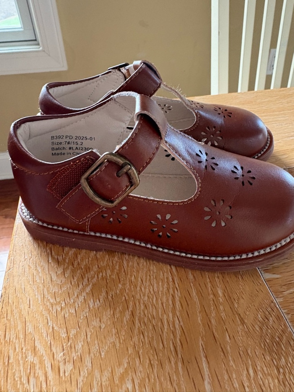 Felix & Flora Mary Jane Shoes with Floral Cutouts